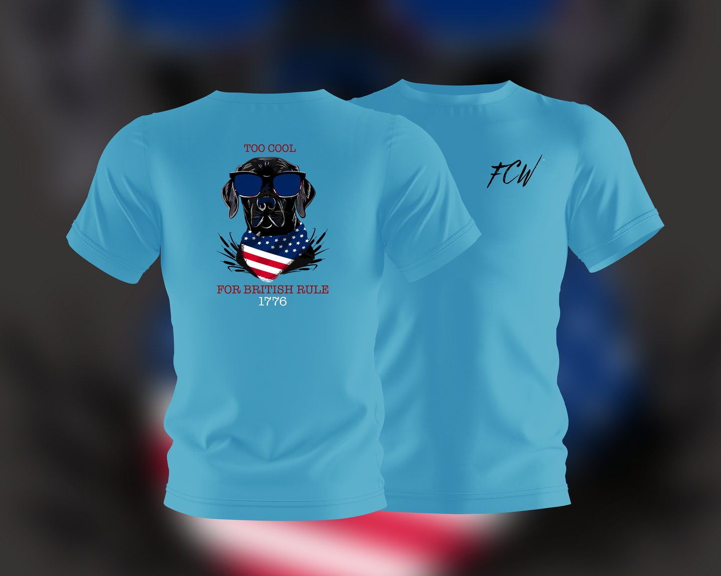 4th of july Dog tee