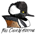 Hoodrat sticker – bold, fun design featuring waterfowl graphics, perfect for personalizing outdoor gear, hunting accessories, and more
