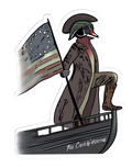 Woodrow Washington sticker – featuring a bold waterfowl design with a duck graphic, perfect for hunters and outdoor enthusiasts to personalize their gear and accessories