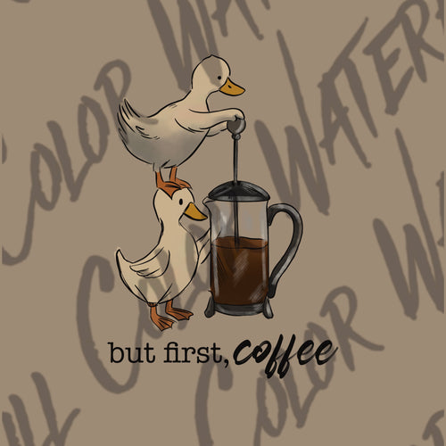 But first, coffee digital art