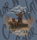 Hunting with a lab PNG