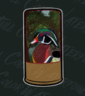 Wood Duck Shell Illustration PNG | Hunting Art Download