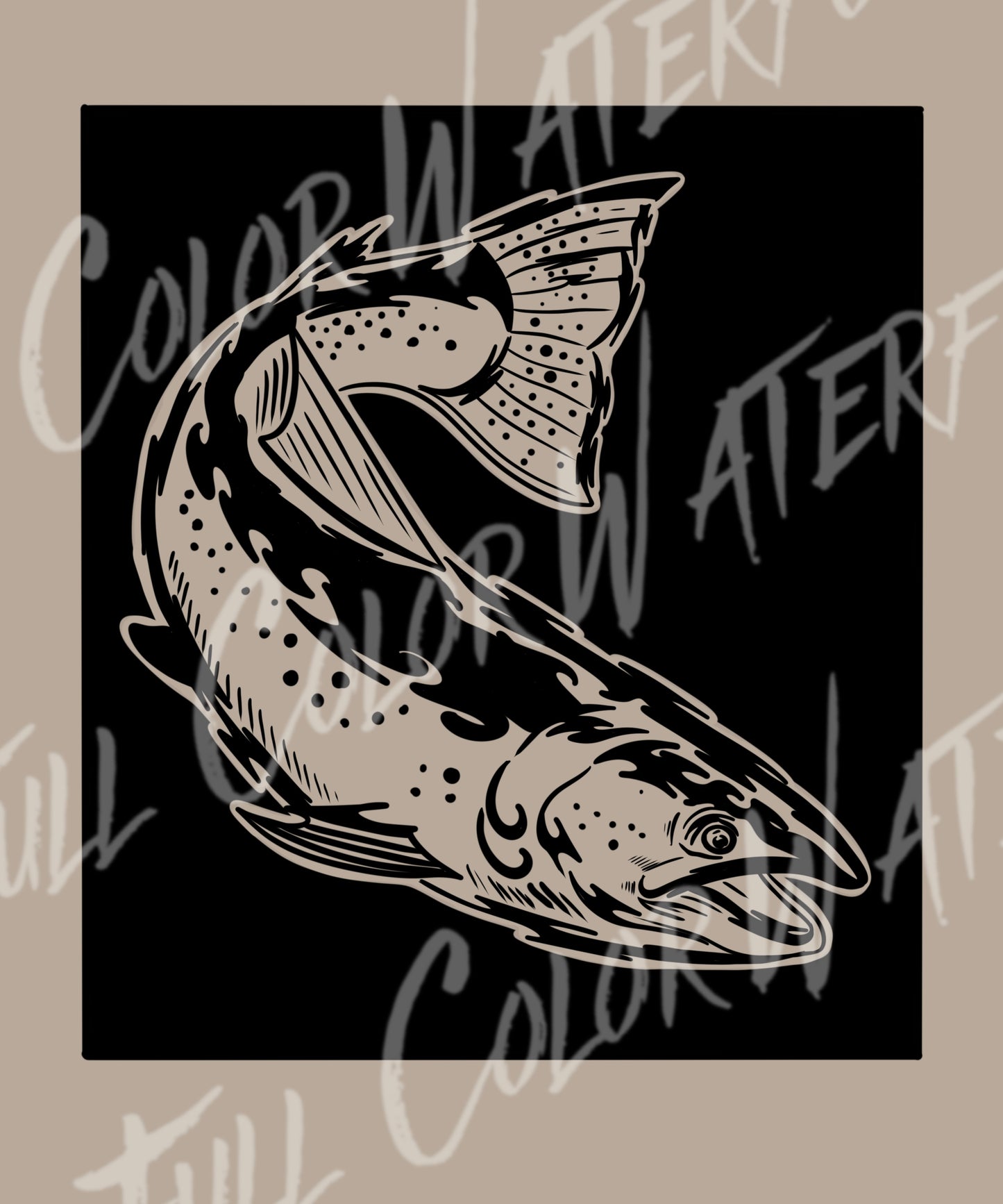 Trout Illustration PNG