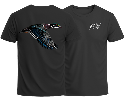 FCW Brush Stroke Wood Duck Tee